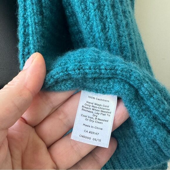 Talbots Women's Cardigan 100% Cashmere Size L - Picture 8 of 12